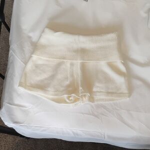 Elegant High Waist Knit Shorts